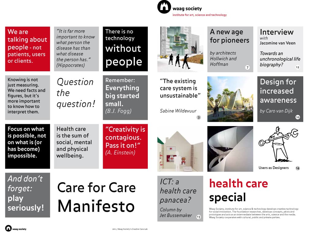 Creative Care Lab brochure
