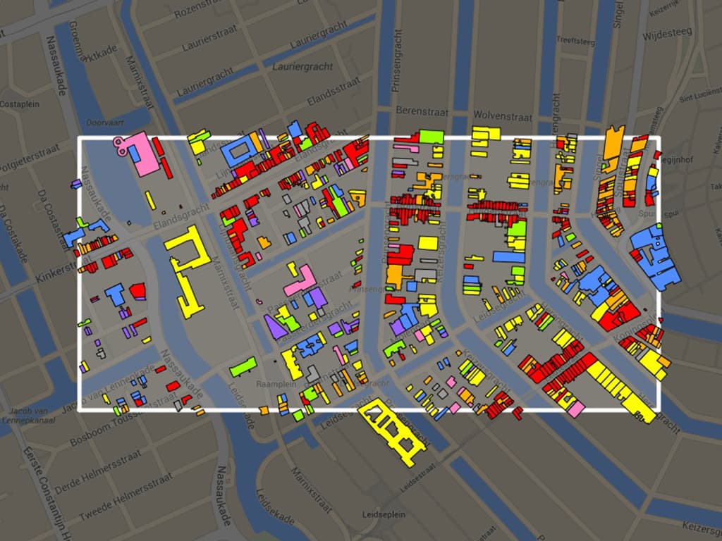 Kaart der Kaarten Amsterdam
